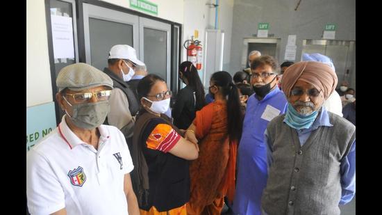 Chandigarh has inoculated as many as 45,495 people since January 16 when the vaccination drive first started. (HT File Photo) Chandigarh has inoculated as many as 45,495 people since January 16 when the vaccination drive first started. (HT File Photo)