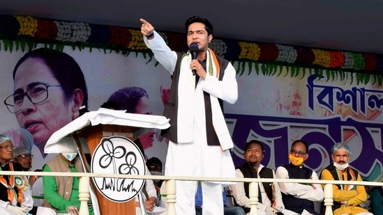 Trinamool Congress (TMC) leader Abhishek Banerjee (PTI)