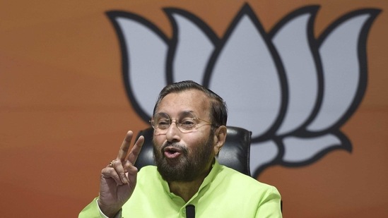 Prakash Javadekar had previously held a meeting with the Internet and Mobile Association of India(PTI file photo)