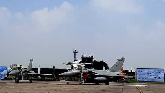 Induction ceremony of the first Rafale squadron of the IAF (HT Photos/Rahul Singh)
