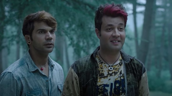 Roohi movie review: Rajkummar Rao and Varun Sharma in the movie.