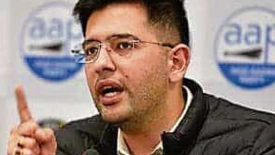 Raghav Chadha tested positive for Covid-19(HT Photo) Raghav Chadha tested positive for Covid-19(HT Photo)