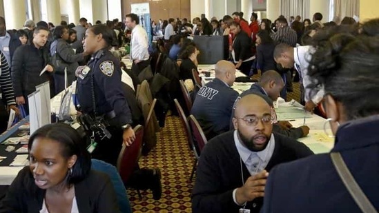 4.1 million Americans are receiving traditional state unemployment benefits.(AFP file photo)