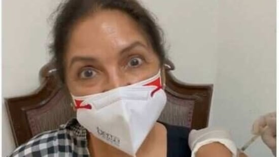 Neena Gupta got Covid-19 vaccine in Mumbai. (Instagram)