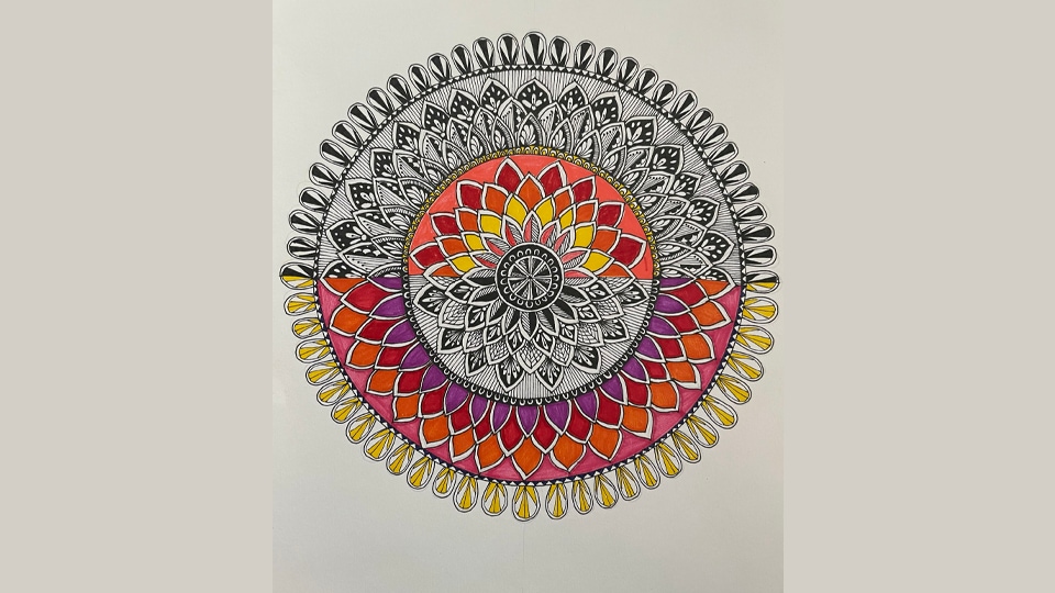 Mandala designs created by Anita Gupta. Mandala designs created by Anita Gupta.
