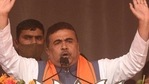 Adhikari had said on March 6 that he would drive the TMC out of Bengal and ensure that the BJP emerges victorious in Nandigram and across the state.(HT file photo) Adhikari had said on March 6 that he would drive the TMC out of Bengal and ensure that the BJP emerges victorious in Nandigram and across the state.(HT file photo)
