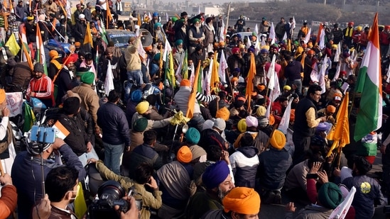 India has emphasised that the protests by farmers must be seen in the context of India's democratic ethos and polity(ANI Photo) India has emphasised that the protests by farmers must be seen in the context of India's democratic ethos and polity(ANI Photo)