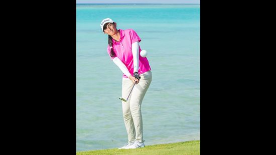 Aditi Ashok picked up the sport at the age of five. (Photo: Instagram) Aditi Ashok picked up the sport at the age of five. (Photo: Instagram)