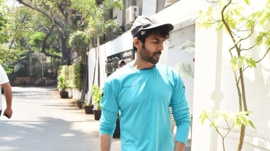 Kartik Aaryan spotted at the gym.