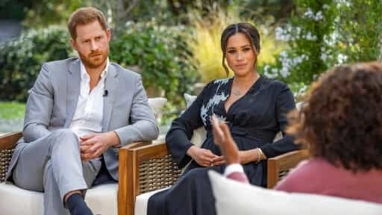 There was a divide between generations, with a majority of those aged 18 to 24 liking Harry and Meghan and those over 65 overwhelmingly having negative feelings towards them(AP)