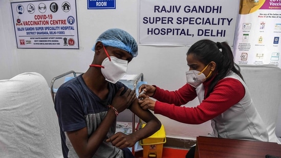 The move comes as India in March entered its second phase of the vaccination drive where it is inoculating the elderly population and people between the age of 45-59 years with certain comorbidities. (AFP) The move comes as India in March entered its second phase of the vaccination drive where it is inoculating the elderly population and people between the age of 45-59 years with certain comorbidities. (AFP)