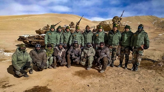 Indian and Chinese troops have been locked in an impasse all along the LAC in East Ladakh for the past eight months. The two sides have held eight rounds of talks, but not been able to arrive at a workable mechanism for de-escalation and disengagement. (PTI Photo) Indian and Chinese troops have been locked in an impasse all along the LAC in East Ladakh for the past eight months. The two sides have held eight rounds of talks, but not been able to arrive at a workable mechanism for de-escalation and disengagement. (PTI Photo)