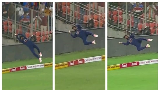 KL Rahul's amazing fielding effort against England in Ahmedabad KL Rahul's amazing fielding effort against England in Ahmedabad