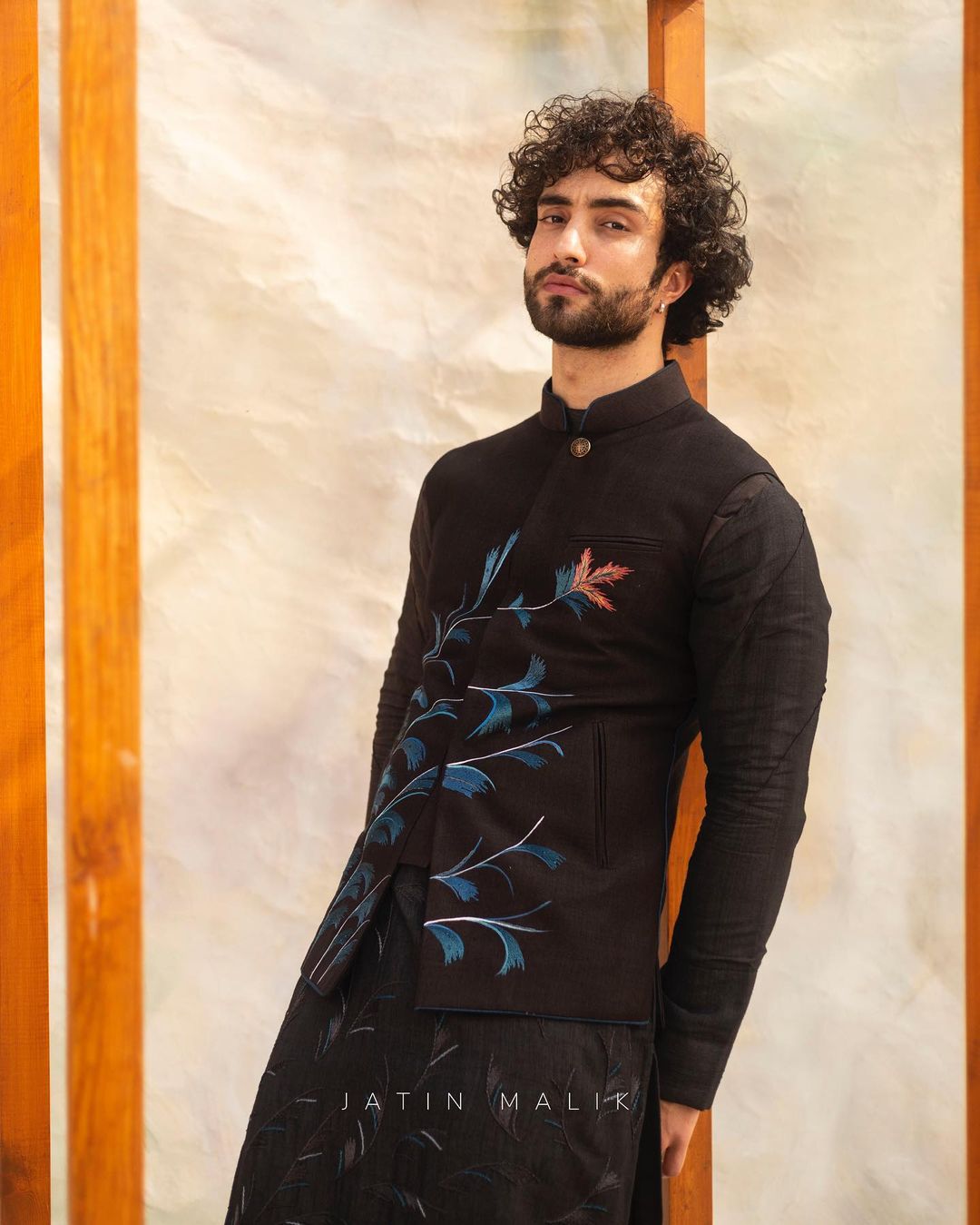 A model sports a bespoke look (Photo: Instagram/JatinMalikCouture) A model sports a bespoke look (Photo: Instagram/JatinMalikCouture)