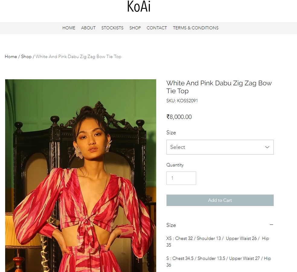 The top costs ₹8k(koai.in)