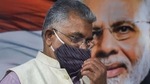 BJP State President Dilip Ghosh during a press meet in Kolkata.(PTI) BJP State President Dilip Ghosh during a press meet in Kolkata.(PTI)