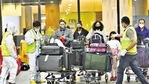 At present India has allowed domestic flights to function at 80% of their capacity while international flights are being operated through travel-bubble arrangements with 27 countries. (HT PHOTO). At present India has allowed domestic flights to function at 80% of their capacity while international flights are being operated through travel-bubble arrangements with 27 countries. (HT PHOTO).