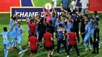 Mumbai City FC were crowned champions of ISL 2020-21 after a 2-1 win over ATK Mohun Bagan(ISL) Mumbai City FC were crowned champions of ISL 2020-21 after a 2-1 win over ATK Mohun Bagan(ISL)