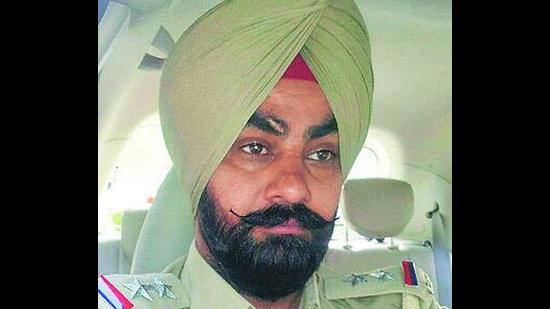 Inspector Rajdeep Singh is accused of inaction in the case when a complaint was filed in January 2019. (HT Photo) Inspector Rajdeep Singh is accused of inaction in the case when a complaint was filed in January 2019. (HT Photo)