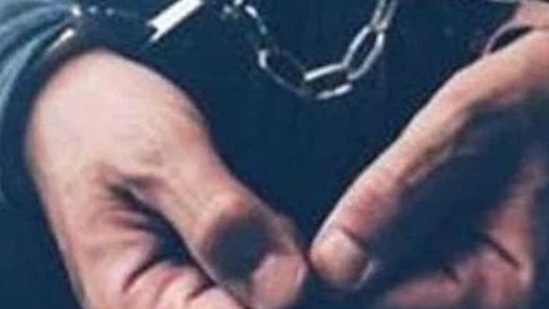 One pistol with two live rounds and one revolver loaded with four live rounds were recovered from his possession along with the car, he said. (HT File photo ) One pistol with two live rounds and one revolver loaded with four live rounds were recovered from his possession along with the car, he said. (HT File photo )