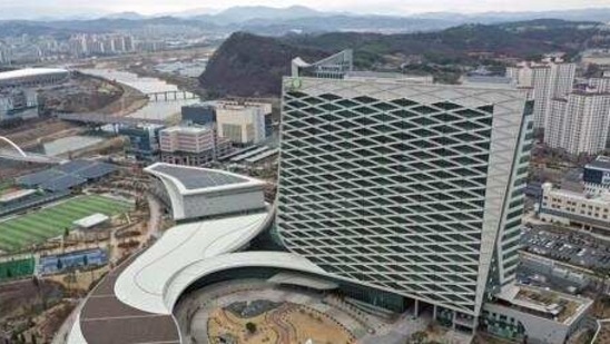 Headquarters of Korea Land and Housing Corp. (LH) in Jinju, 434 kilometers southeast of Seoul. (Yonhap)