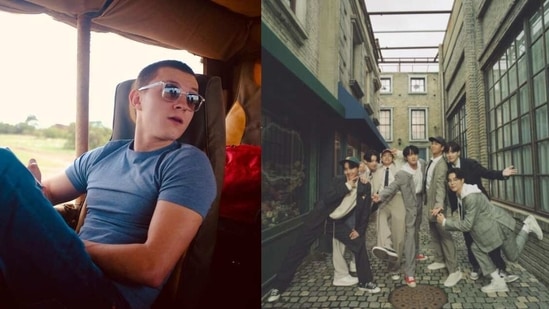 Tom Holland and George Clooney were among the many Hollywood stars who recited the lyrics of BTS' Dynamite in a recent video. Tom Holland and George Clooney were among the many Hollywood stars who recited the lyrics of BTS' Dynamite in a recent video.