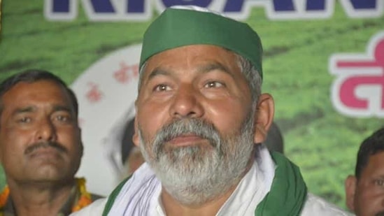 BKU leader Rakesh Tikait. (HT file photo)