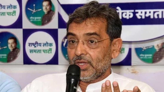 Upendra Kushwaha’s Rashtriya Lok Samata Party has a sizable support among the Kushwaha voters and its exit from the NDA fold cost JD(U) its traditional votes. (HT PHOTO). Upendra Kushwaha’s Rashtriya Lok Samata Party has a sizable support among the Kushwaha voters and its exit from the NDA fold cost JD(U) its traditional votes. (HT PHOTO).