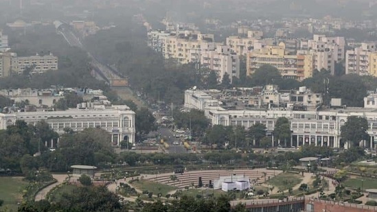 On Friday it was 263 in Ghaziabad, 240 in Greater Noida, 199 in Noida, 243 in Faridabad and 240 in Gurgaon.(AP Photo) On Friday it was 263 in Ghaziabad, 240 in Greater Noida, 199 in Noida, 243 in Faridabad and 240 in Gurgaon.(AP Photo)