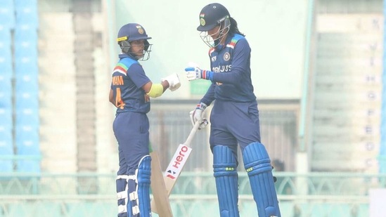 Punam Raut (L) and Smriti Mandhana. (BCCI) Punam Raut (L) and Smriti Mandhana. (BCCI)