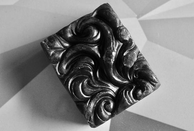 Handmade natural charcoal soap by Indiya by Nayanika Handmade natural charcoal soap by Indiya by Nayanika