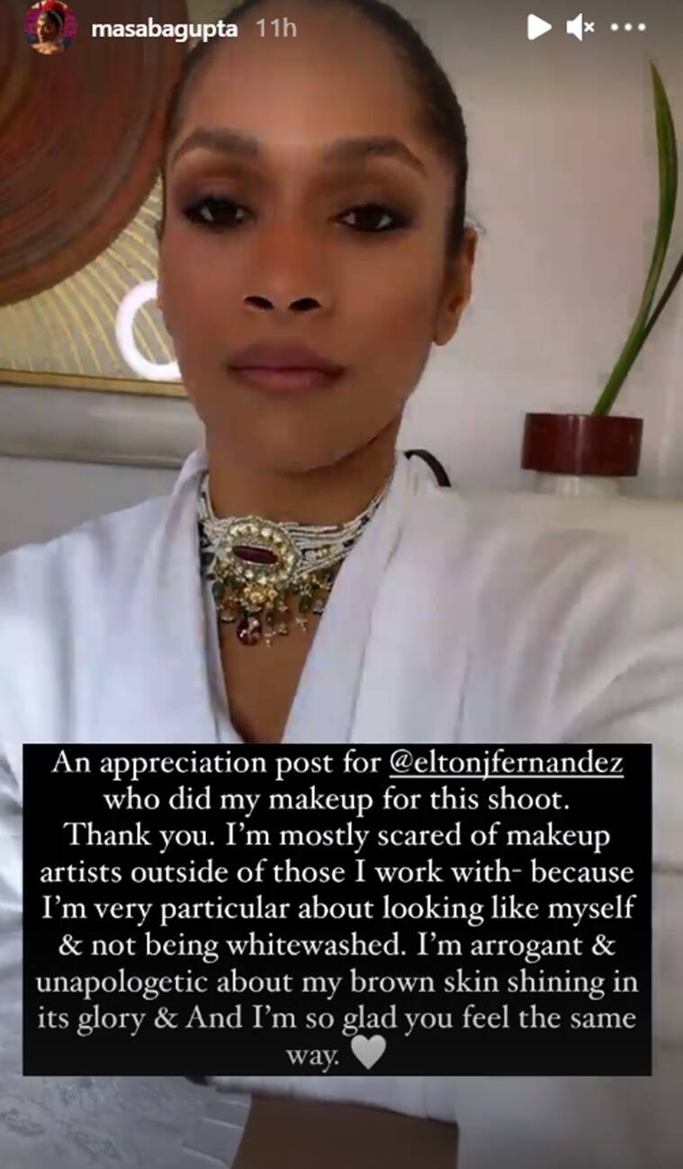 Masaba's Instagram story Masaba's Instagram story