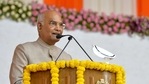 President Ram Nath Kovind addressed a gathering here after the inauguration of the newly-constructed building of school and hostel of Seva Kunj Ashram. (ANI Photo) President Ram Nath Kovind addressed a gathering here after the inauguration of the newly-constructed building of school and hostel of Seva Kunj Ashram. (ANI Photo)