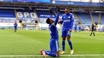 Kelechi Iheanacho celebrates his hat-trick. (Leicester City FC/Twitter) Kelechi Iheanacho celebrates his hat-trick. (Leicester City FC/Twitter)