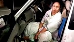 West Bengal chief minister Mamata Banerjee injured during her campaign trail at Nandigram in Purba Medinipur on Wednesday. (PTI Photo )