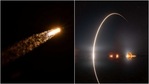 Approximately nine minutes after the liftoff, the rocket’s reusable first stage landed on SpaceX's ocean-faring droneship.(Twitter / @SpaceX)