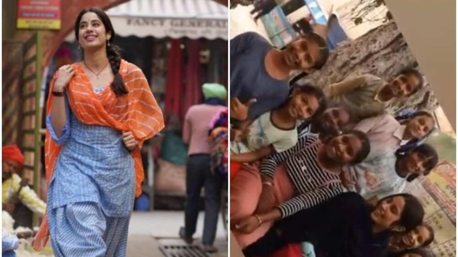 Janhvi Kapoor beams with joy as kids on sets wish 'Good Luck Jerry