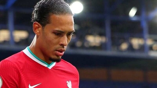 Liverpool's Virgil van Dijk. (Pool via REUTERS)
