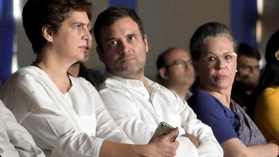 Priyanka Gandhi Vadra, Rahul Gandhi and Sonia Gandhi (File Photo/PTI) Priyanka Gandhi Vadra, Rahul Gandhi and Sonia Gandhi (File Photo/PTI)