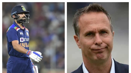 File image of Virat Kohli and Michael Vaughan. (Reuters/File) File image of Virat Kohli and Michael Vaughan. (Reuters/File)