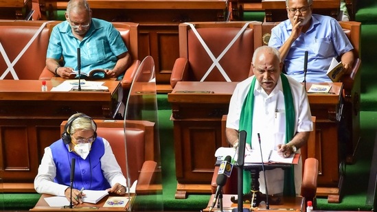 Karnataka Chief Minister B S Yediyurappa. (PTI) Karnataka Chief Minister B S Yediyurappa. (PTI)
