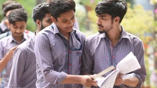 UP Board Exam 2021. (Sanchit Khanna/HT PHOTO) UP Board Exam 2021. (Sanchit Khanna/HT PHOTO)