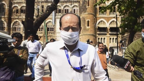 Assistant police inspector Sachin Vaze was arrested on Saturday. (PTI Photo ) Assistant police inspector Sachin Vaze was arrested on Saturday. (PTI Photo )