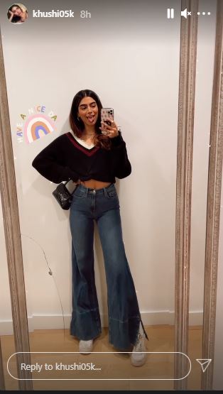 Khushi Kapoor is in the US these days. Khushi Kapoor is in the US these days.