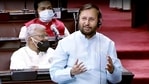 To a question, the minister clarified that the Chamoli disaster happened due to a glacier fall that led to flooding in the region killing many people, and was not caused due to hydel projects.(ANI) To a question, the minister clarified that the Chamoli disaster happened due to a glacier fall that led to flooding in the region killing many people, and was not caused due to hydel projects.(ANI)