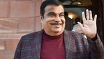 Nitin Gadkari further expressed confidence that the BJP will definitely get a large majority in the polls.(PTI)