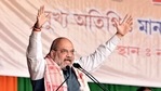Union Home Minister and BJP leader Amit Shah speaks during an election campaign rally, ahead of Assam assembly polls, at Nazira in Sivasagar district, Sunday, March 14, 2021. (PTI) Union Home Minister and BJP leader Amit Shah speaks during an election campaign rally, ahead of Assam assembly polls, at Nazira in Sivasagar district, Sunday, March 14, 2021. (PTI)