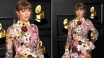 Taylor Swift at the Grammy's red carpet(Instagram/ recordingacademy and oscardelarenta) Taylor Swift at the Grammy's red carpet(Instagram/ recordingacademy and oscardelarenta)