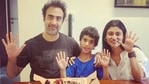 Ranvir and Konkona celebrate their son's birthday. Ranvir and Konkona celebrate their son's birthday.