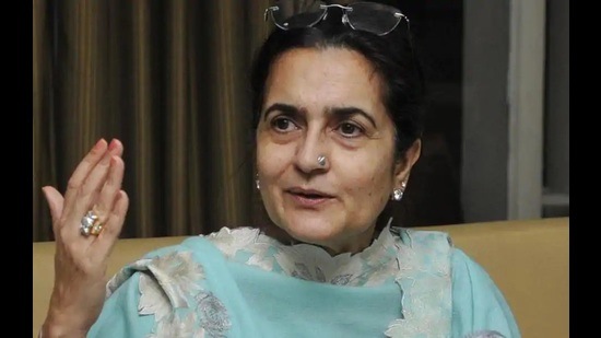 Speaking on the Haryana budget estimates in the House, Congress’ Kiran Choudhry said it was rather unfortunate that the budget speech had so many errors and inconsistencies. (HT FILE) Speaking on the Haryana budget estimates in the House, Congress’ Kiran Choudhry said it was rather unfortunate that the budget speech had so many errors and inconsistencies. (HT FILE)